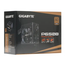 Блок питания GIGABYTE P650B 650 Вт, 80+ Bronze, EPS12V, APFC, 20 + 4 pin, 4+4 pin CPU, 6 SATA, 6+2 pin x4 PCI-E